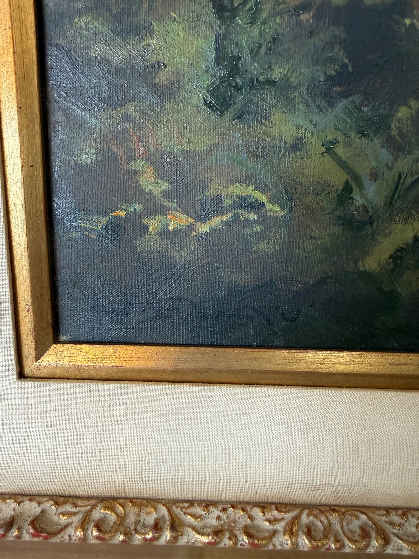 Framed Oil Painting Landscape By Mitsuzo Shimizu