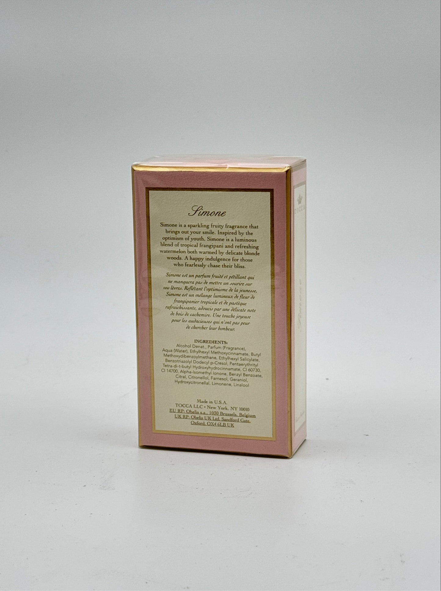 Tocca “Simone” Eau de Parfum Travel Spray – 0.68 fl oz / 20 ml