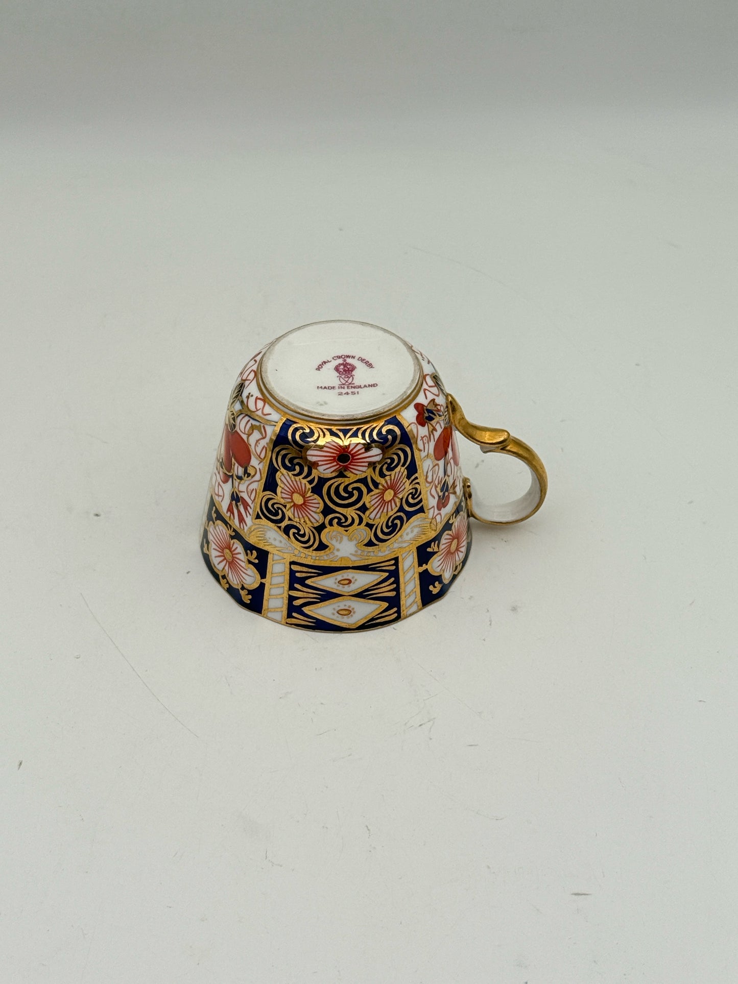Royal Crown Derby Traditional Imari Coffee/Tea Cup And Saucer