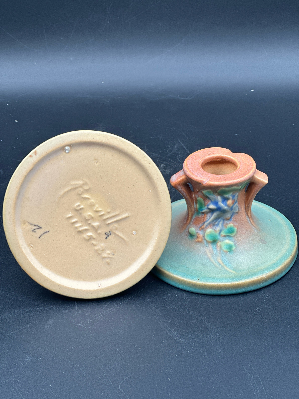 Roseville Candle Holders