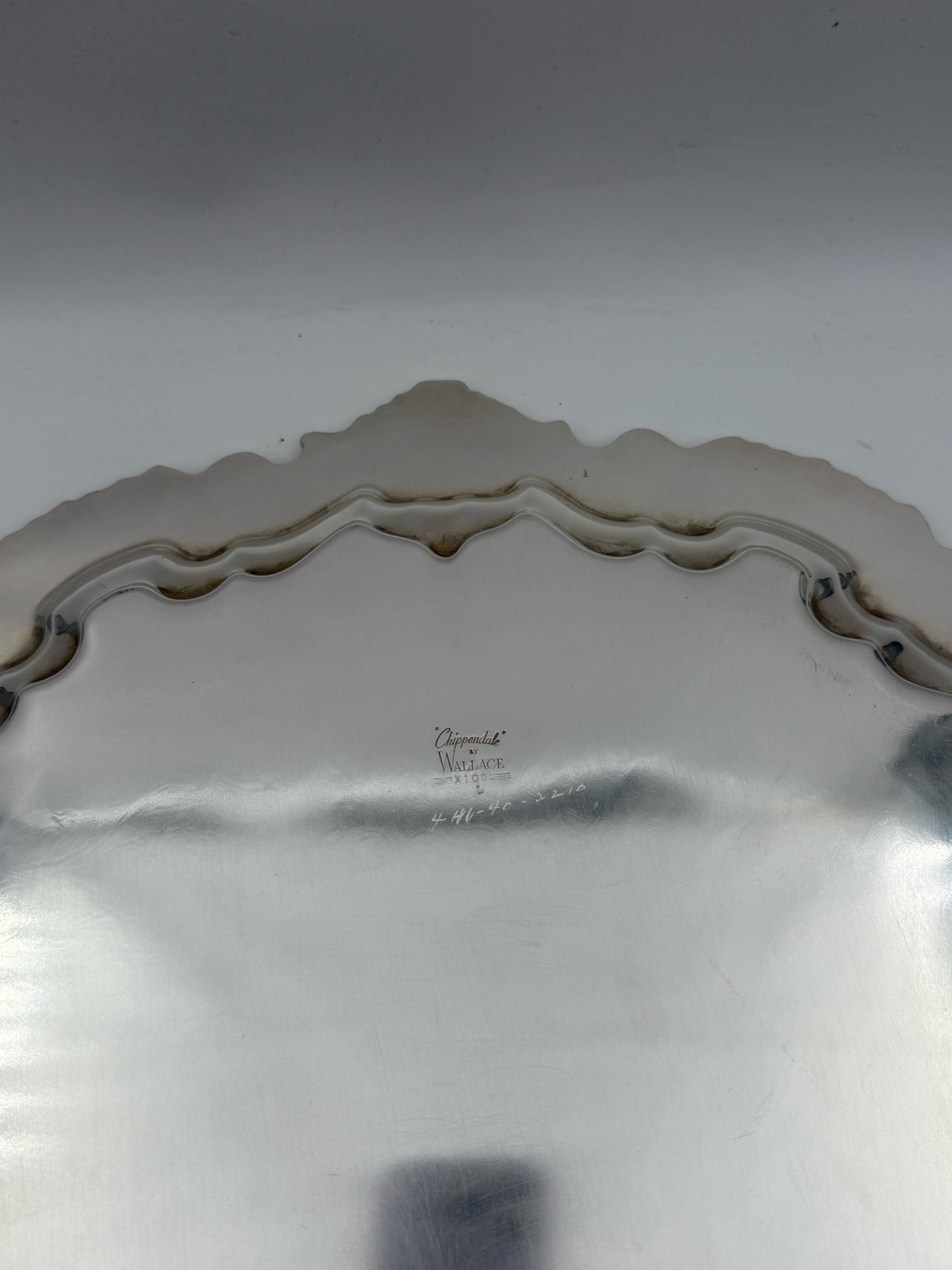Wallace "Chippendale" Silverplate Serving Tray