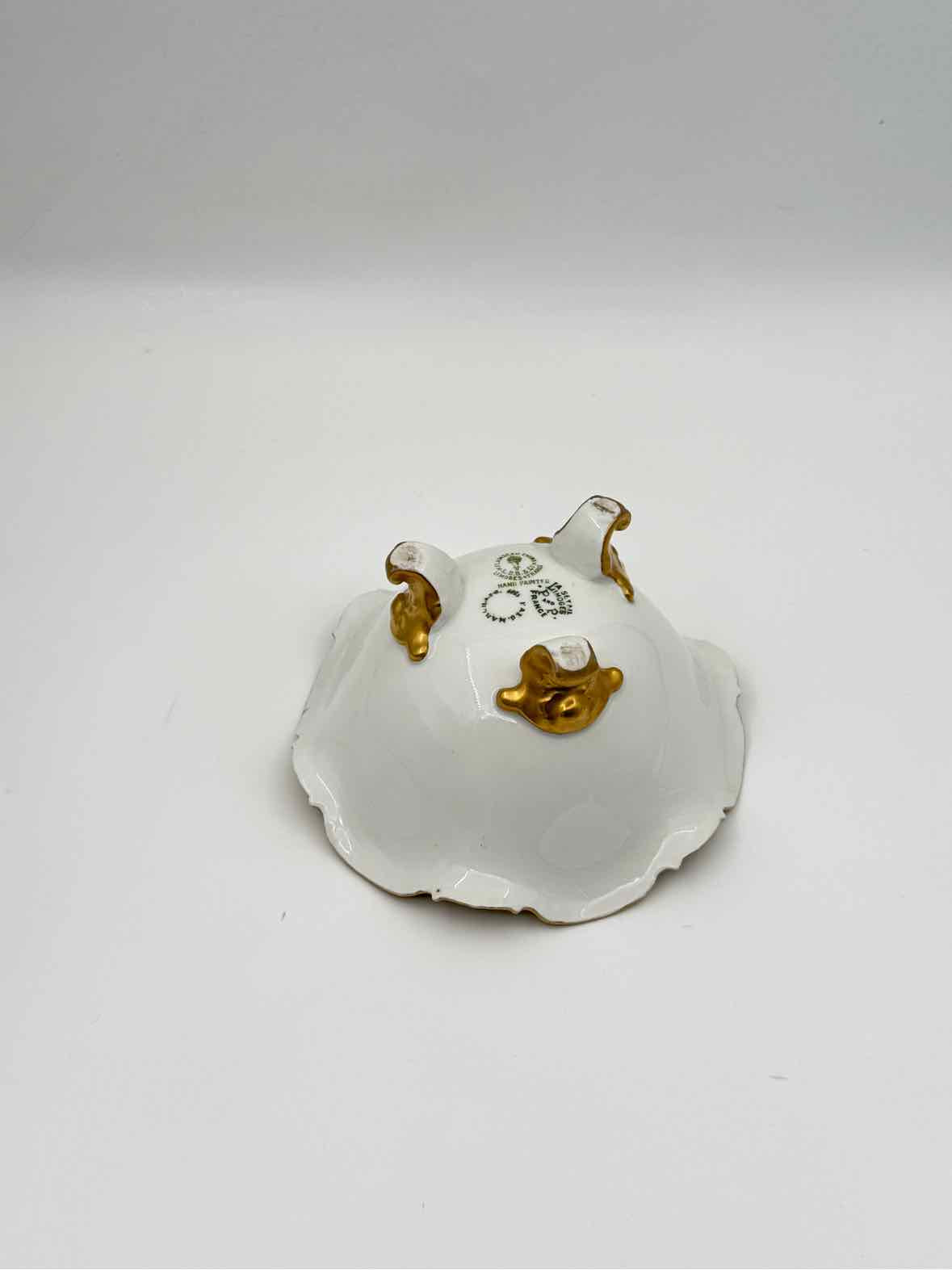 Handpainted Limoges Footed Bowl
