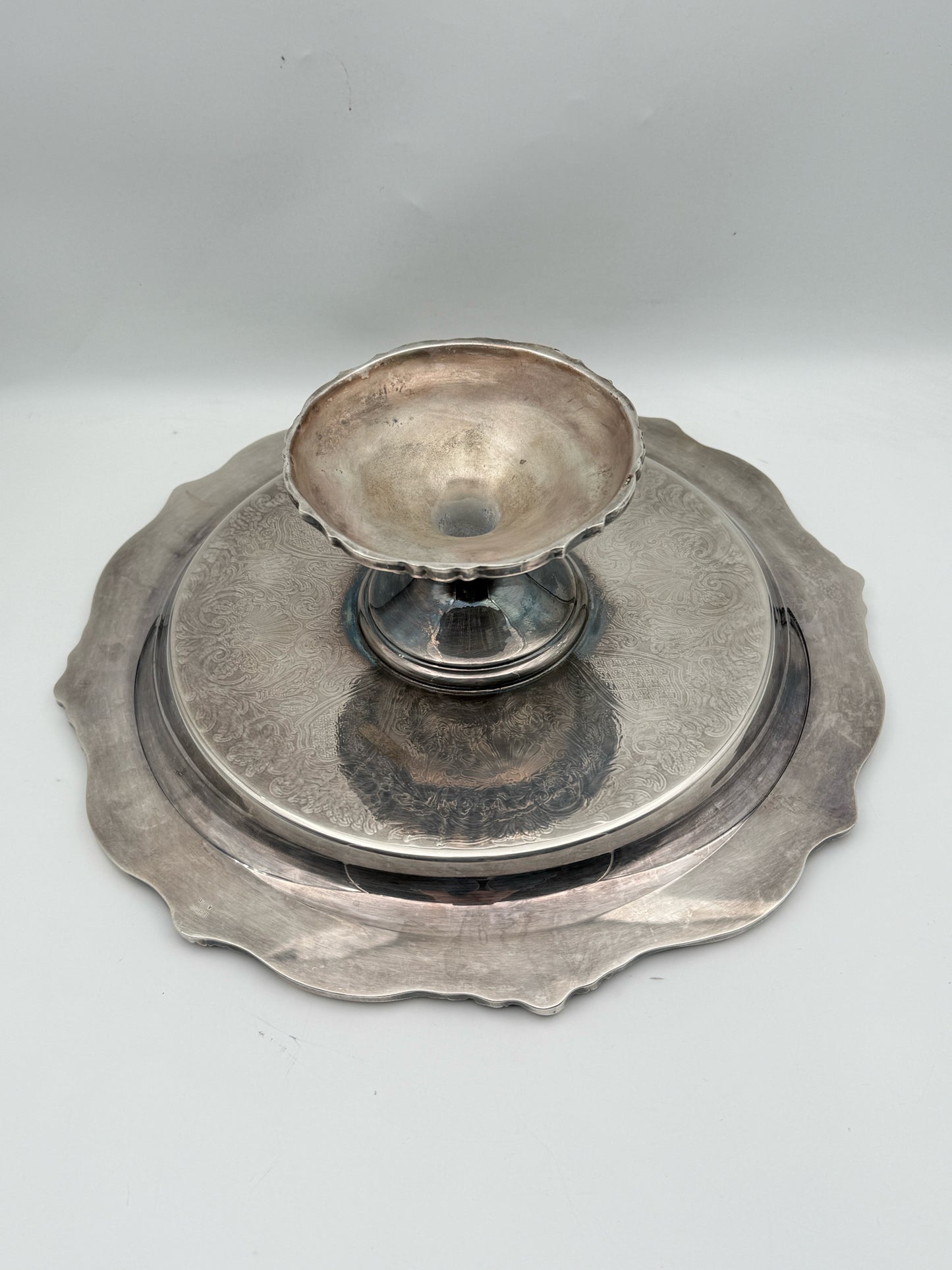 Silverplate Pedestal Cake Plate