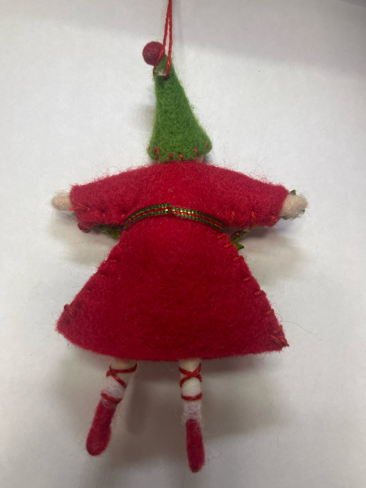 Pixie Ornament with Garland and Beads