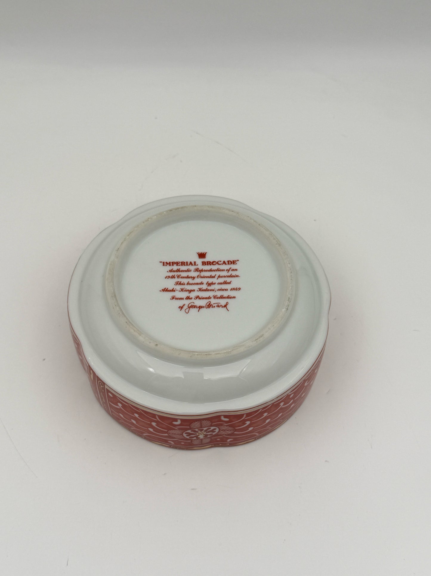 Set Of Three Imperial Brocade Bowls