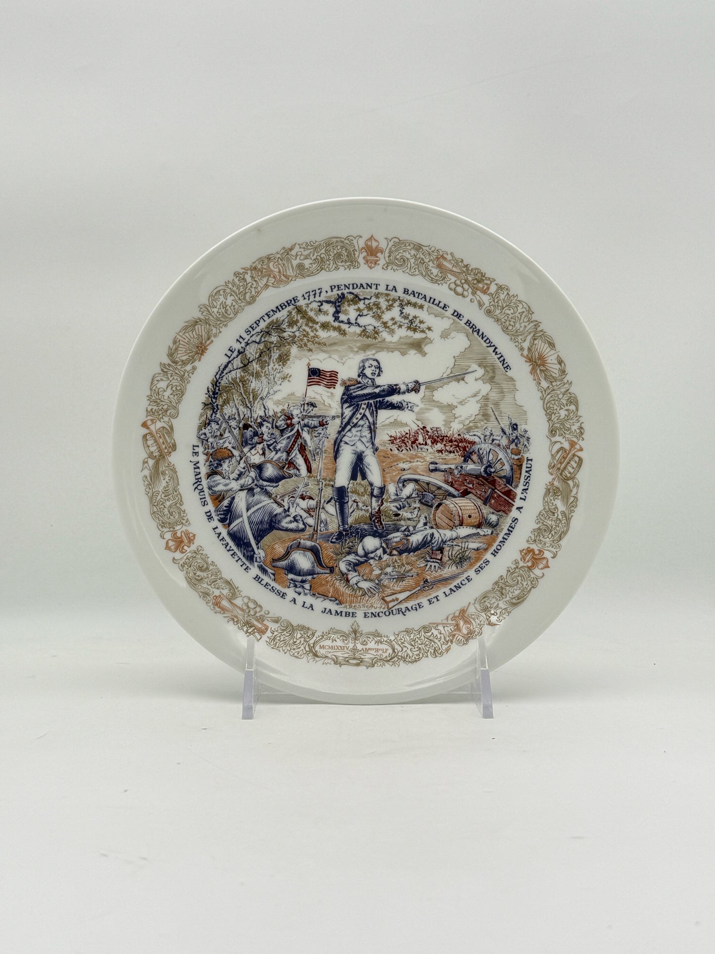Limoges American Bicentennial Decorative Plates- Set Of Five