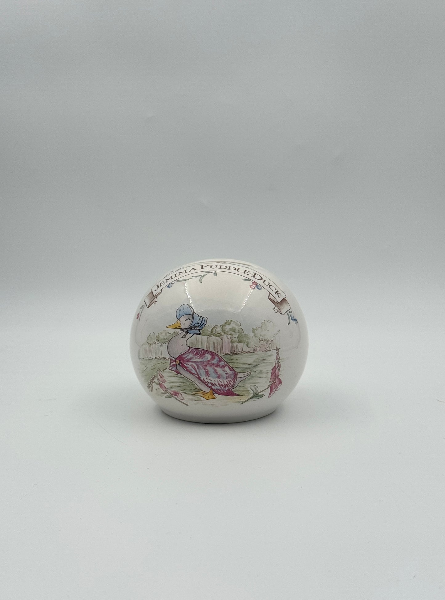 Beatrix Potter “Jemima Puddle-Duck” Child’s Bank – Royal Albert England