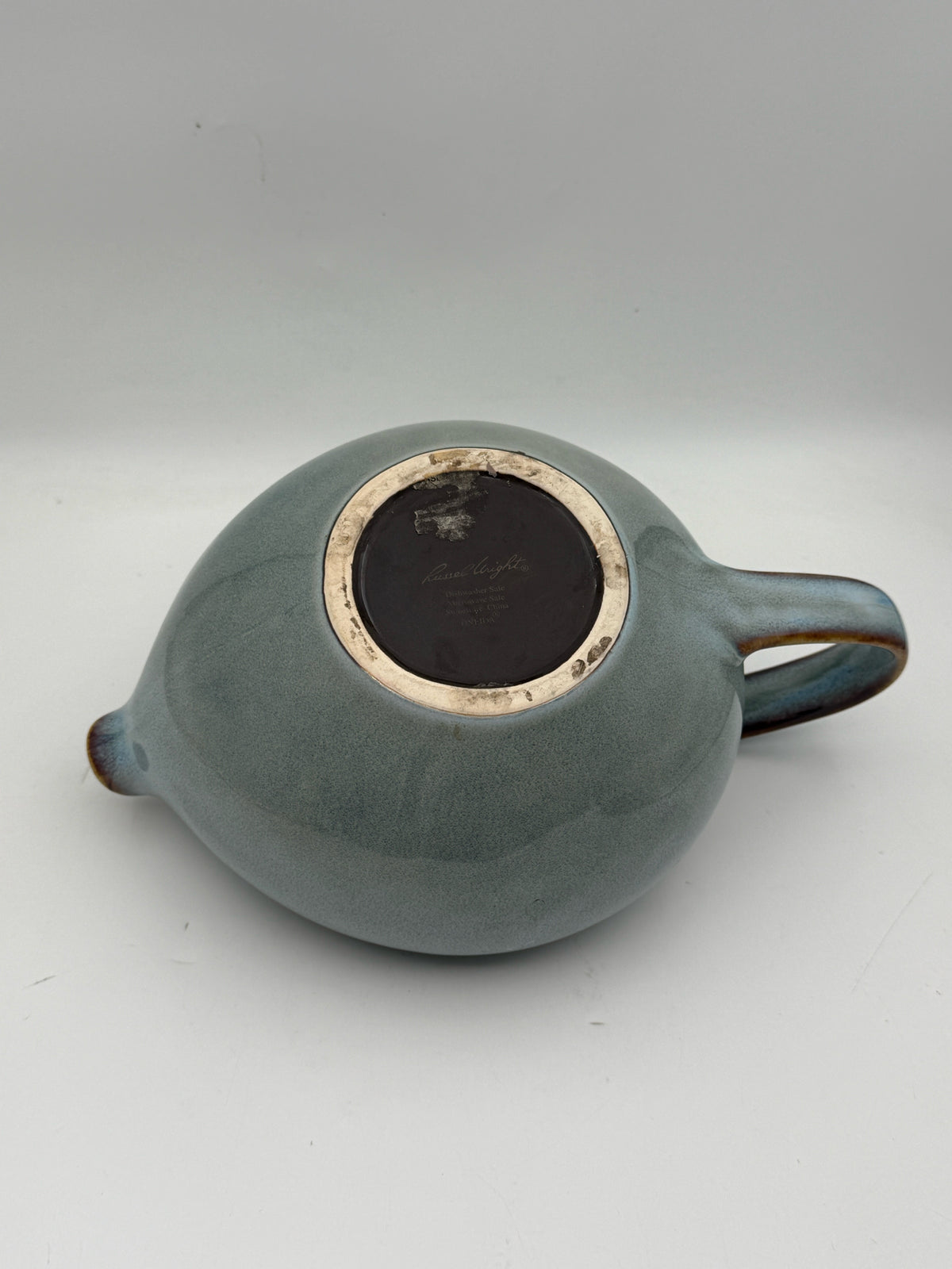 Russel Wright Blue Teapot