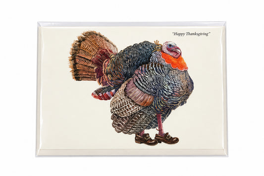 Paula Skene Thanksgiving Turkey Card