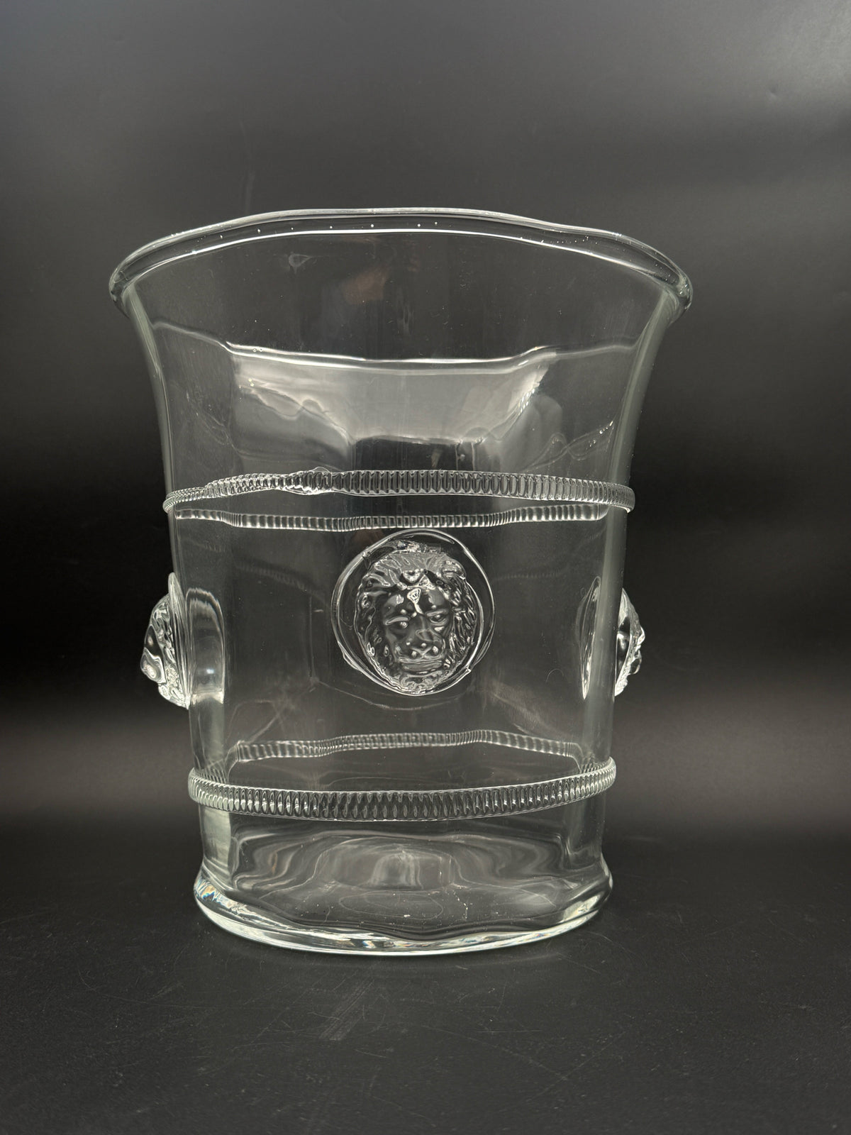 Juliska "Victor" Lion Head Champagne Bottle Ice Bucket