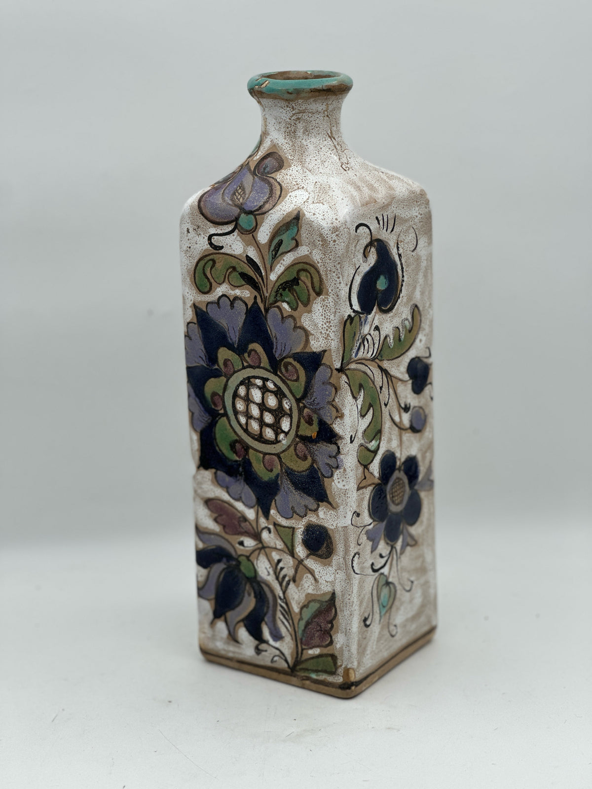 Italian Handpainted Ceramic Vase