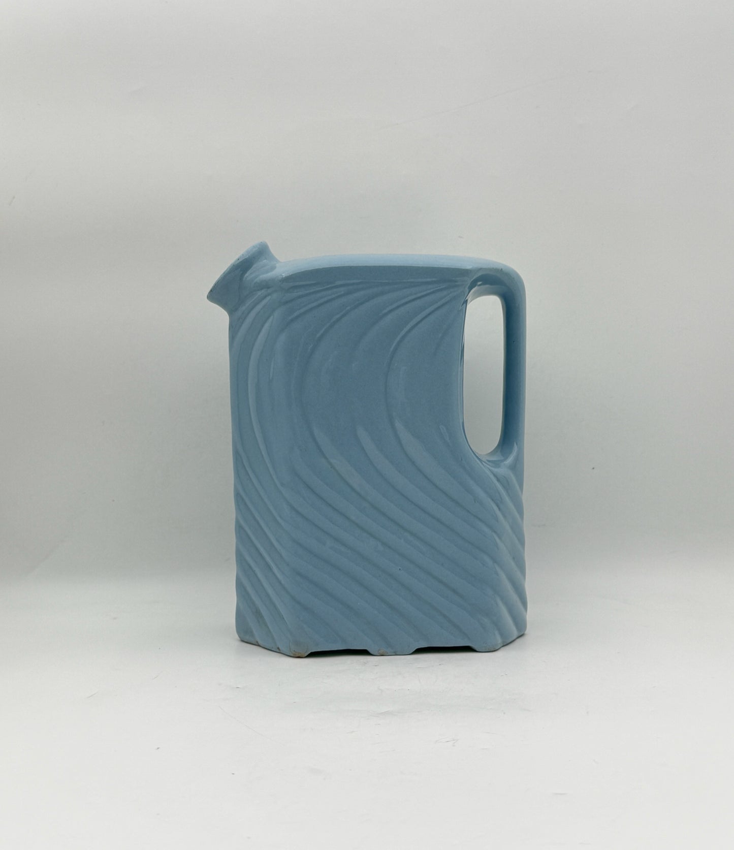 1930's Cornflower Blue Ceramic Refrigerator Jug