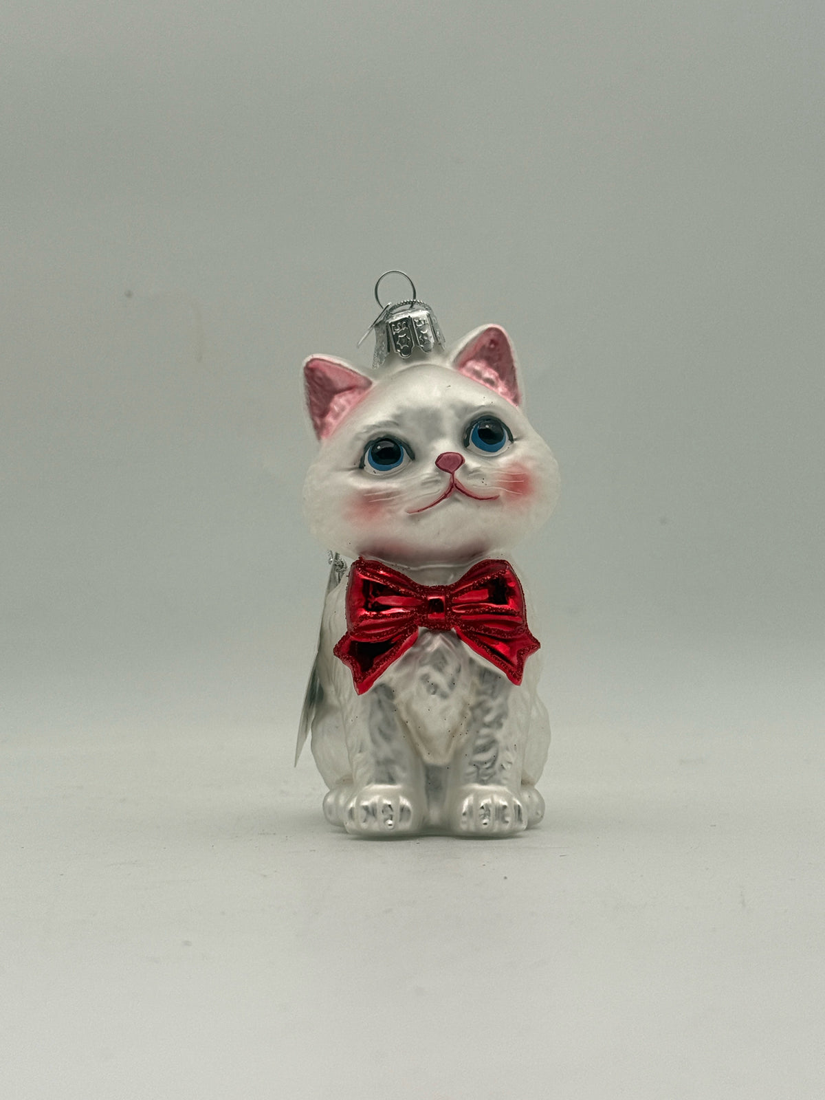 Kurt S. Adler White Cat Ornament