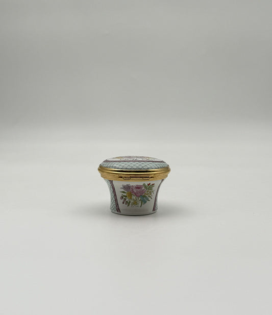 Vintage Halcyon Days Enamel Trinket Box “For Mother With Love” – 1986
