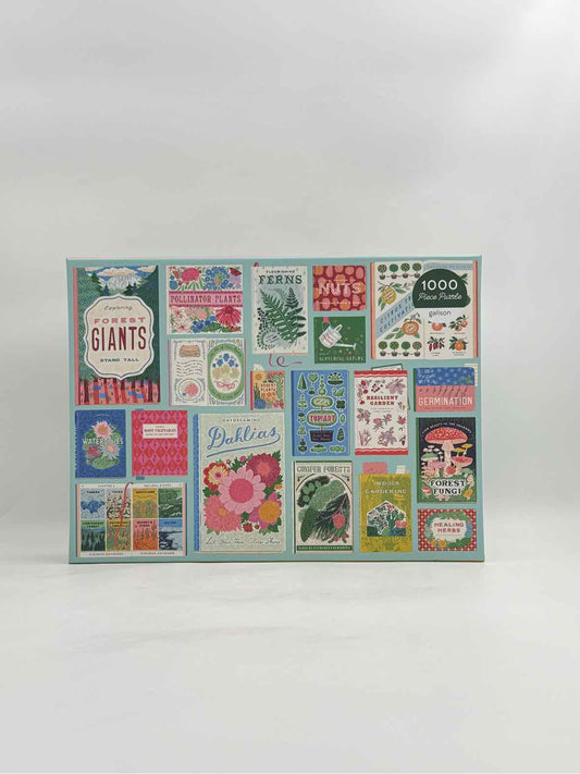 Ever Upward Botanist Bookshelf 1000 Piece Puzzle