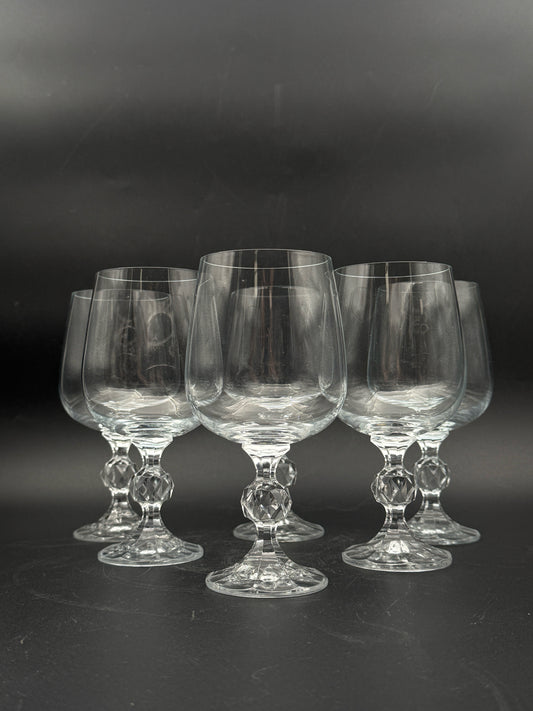 Claudia Glass Goblets- Set Of 6