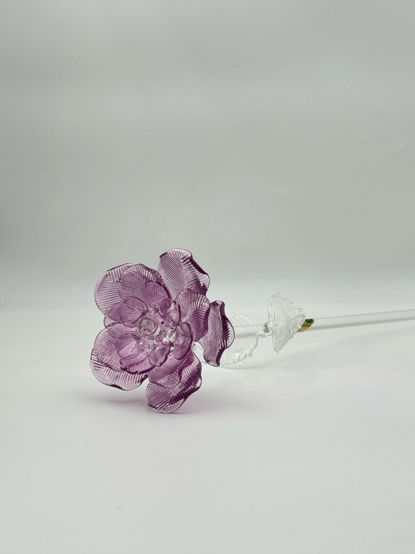 Waterford Crystal Purple Rose with Box