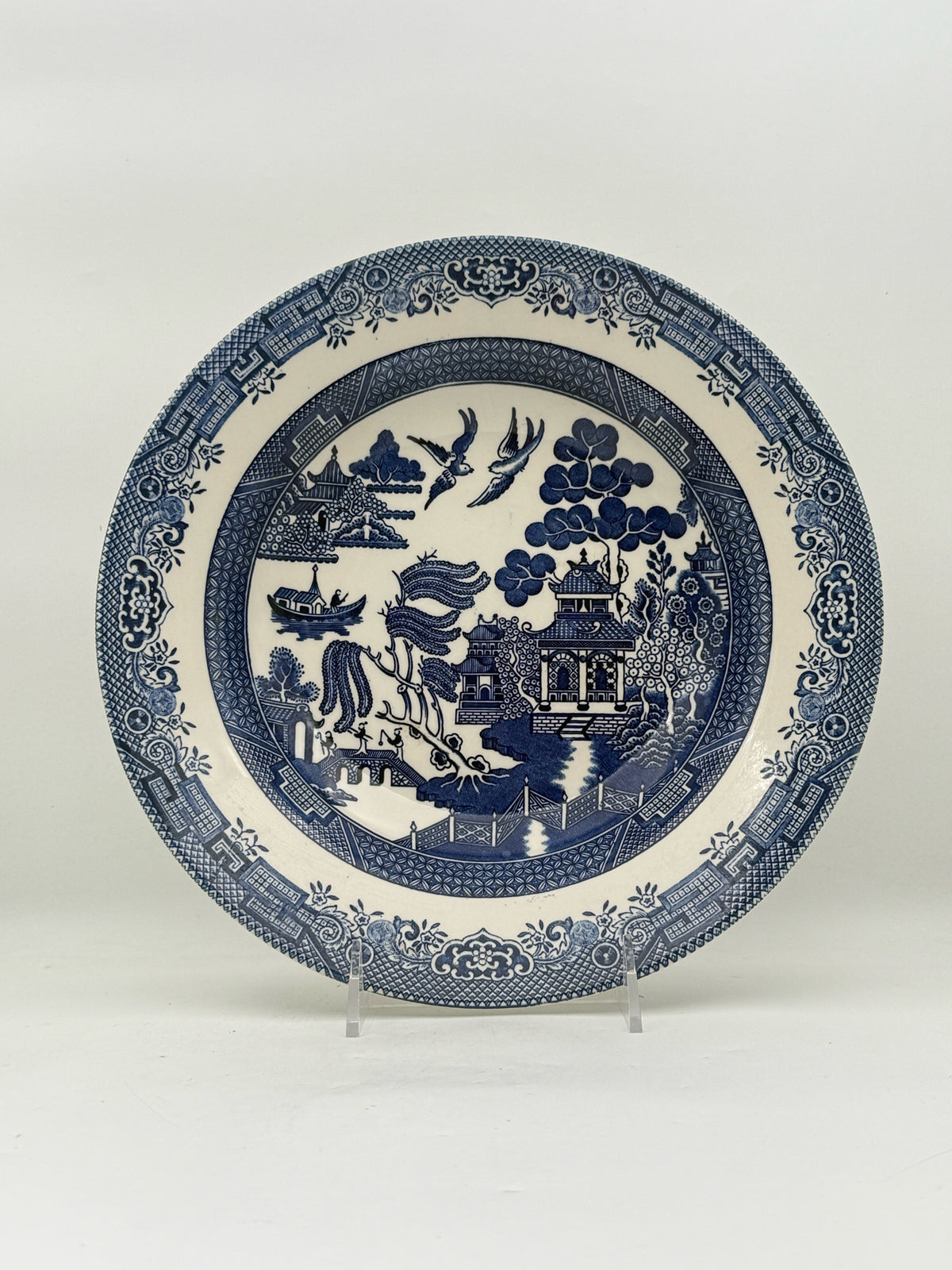 Blue Willow Round Serving Bowl By Churchill