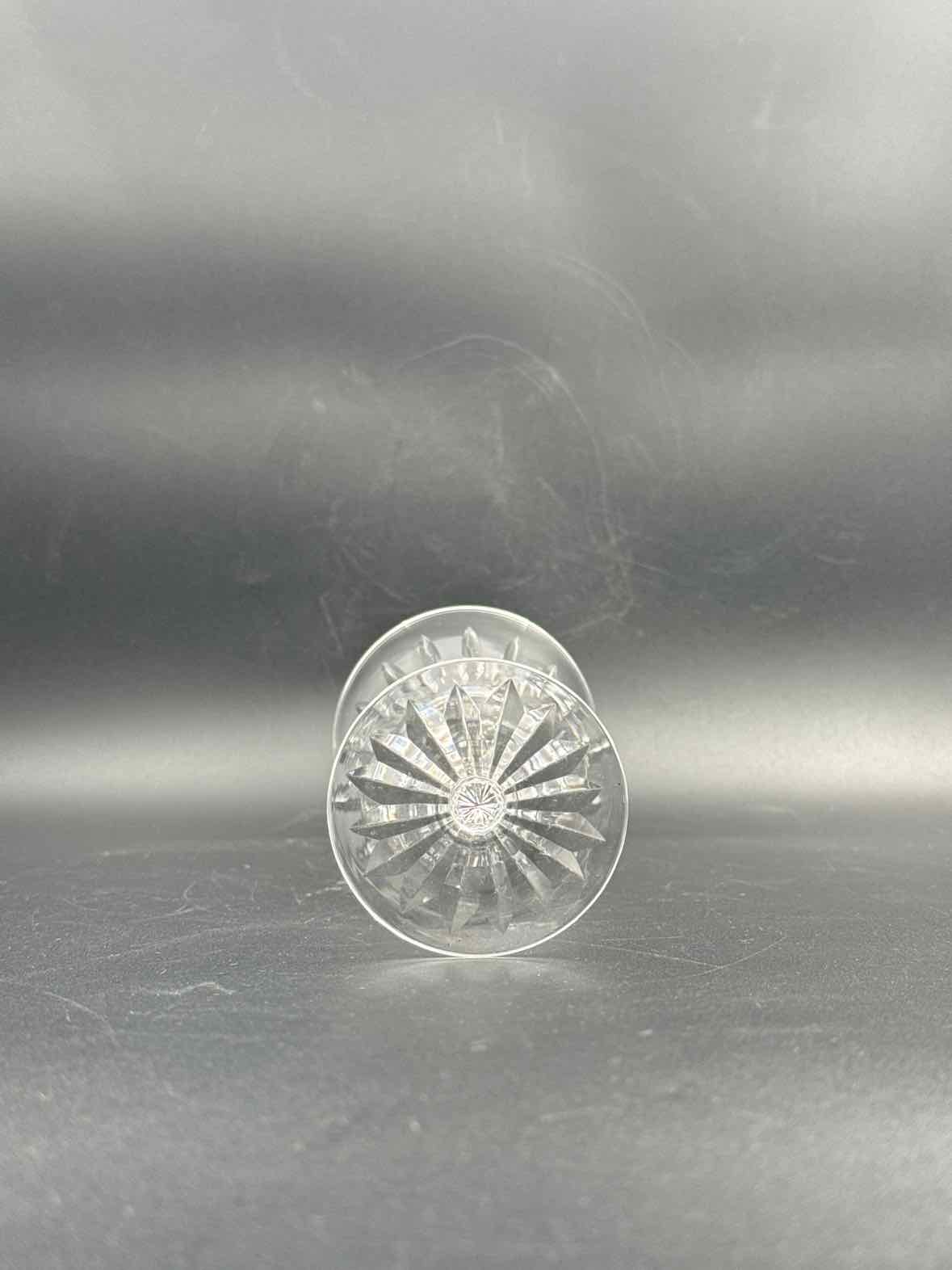 Waterford Glenmore Crystal Wine Glasses Set of 8 Cut Crystal Stemware