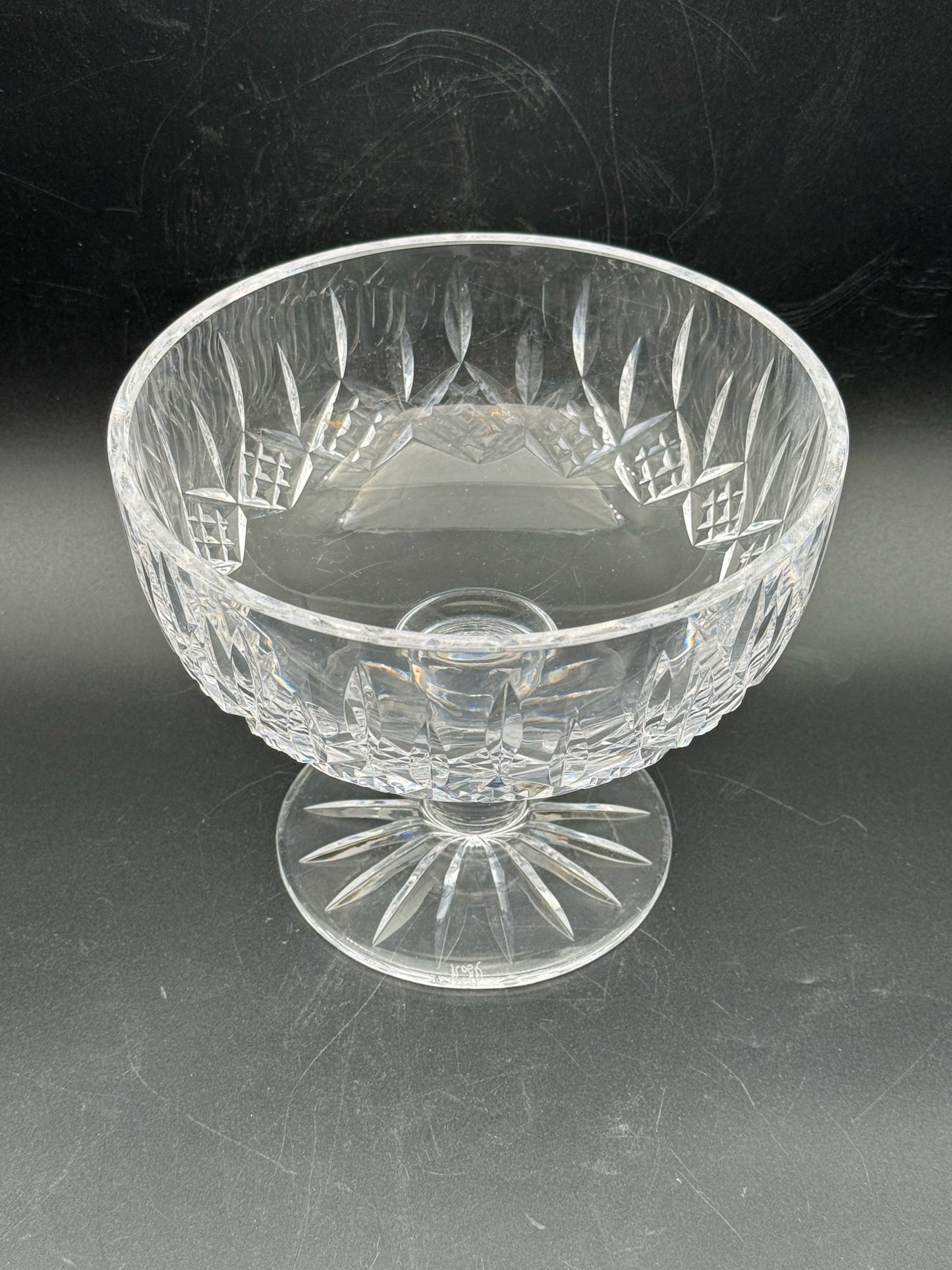 Cut Crystal Compote Dish