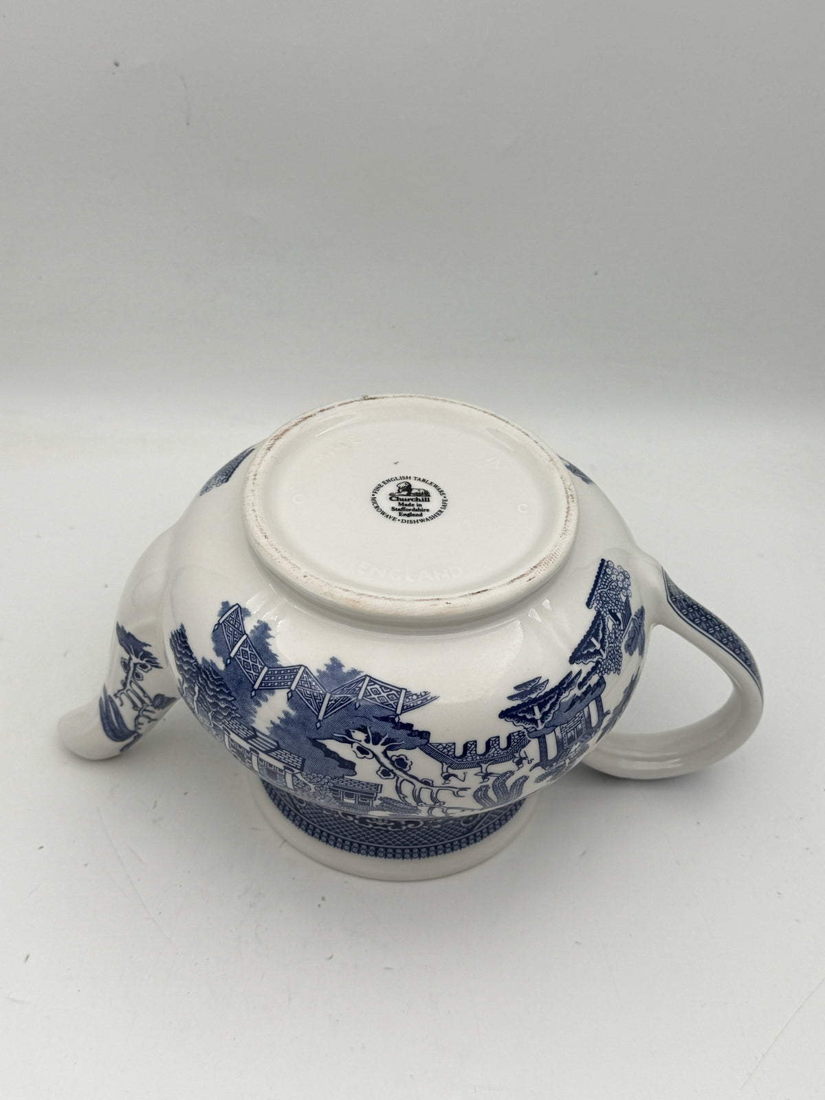 Blue Willow Teapot By Churchill