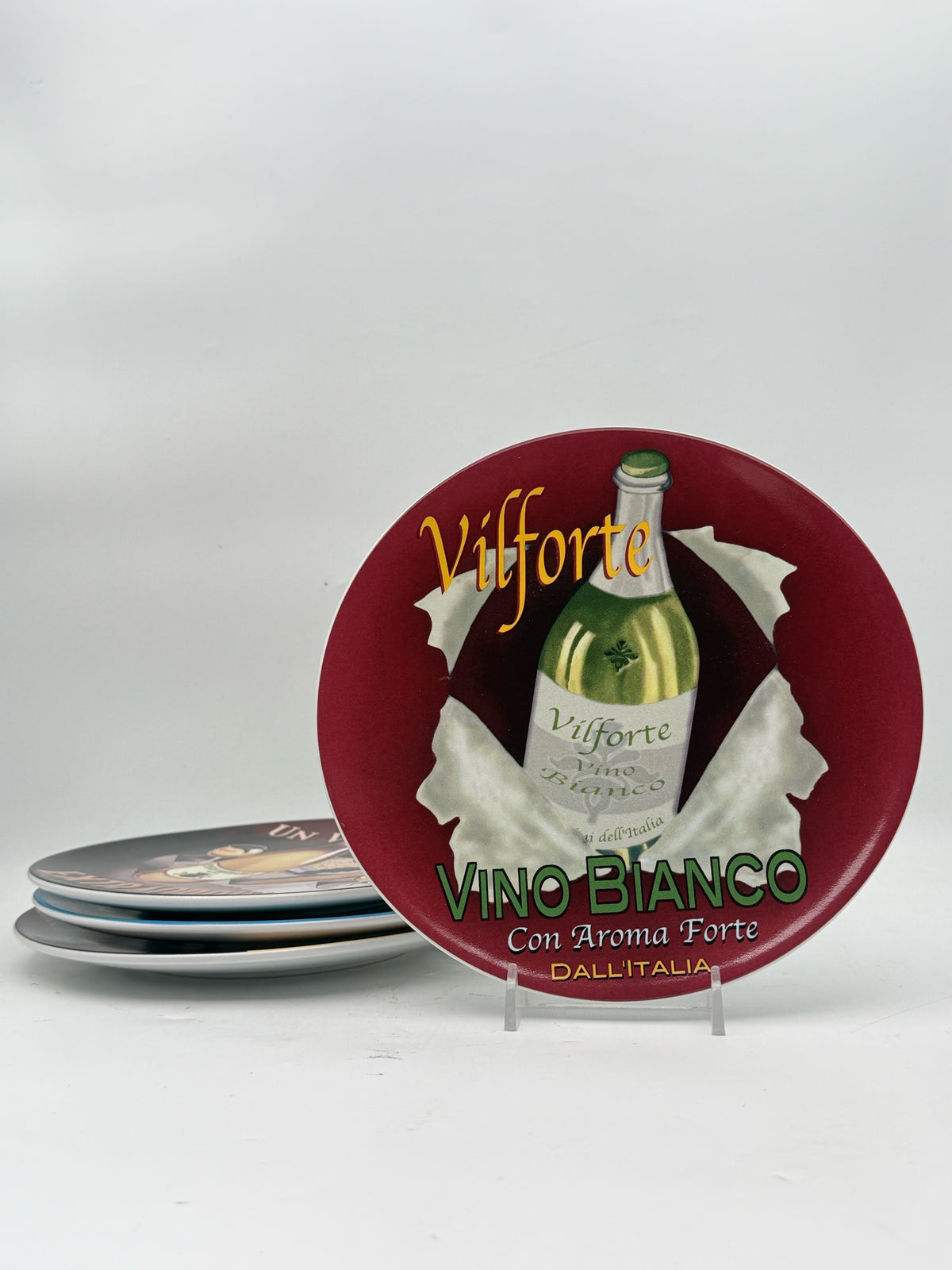 Pottery Barn "Wine Bar" Salad And Dessert Plates- Set Of 4