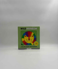 Wild Rainbow Color Magic Bath Book for Babies and Toddlers