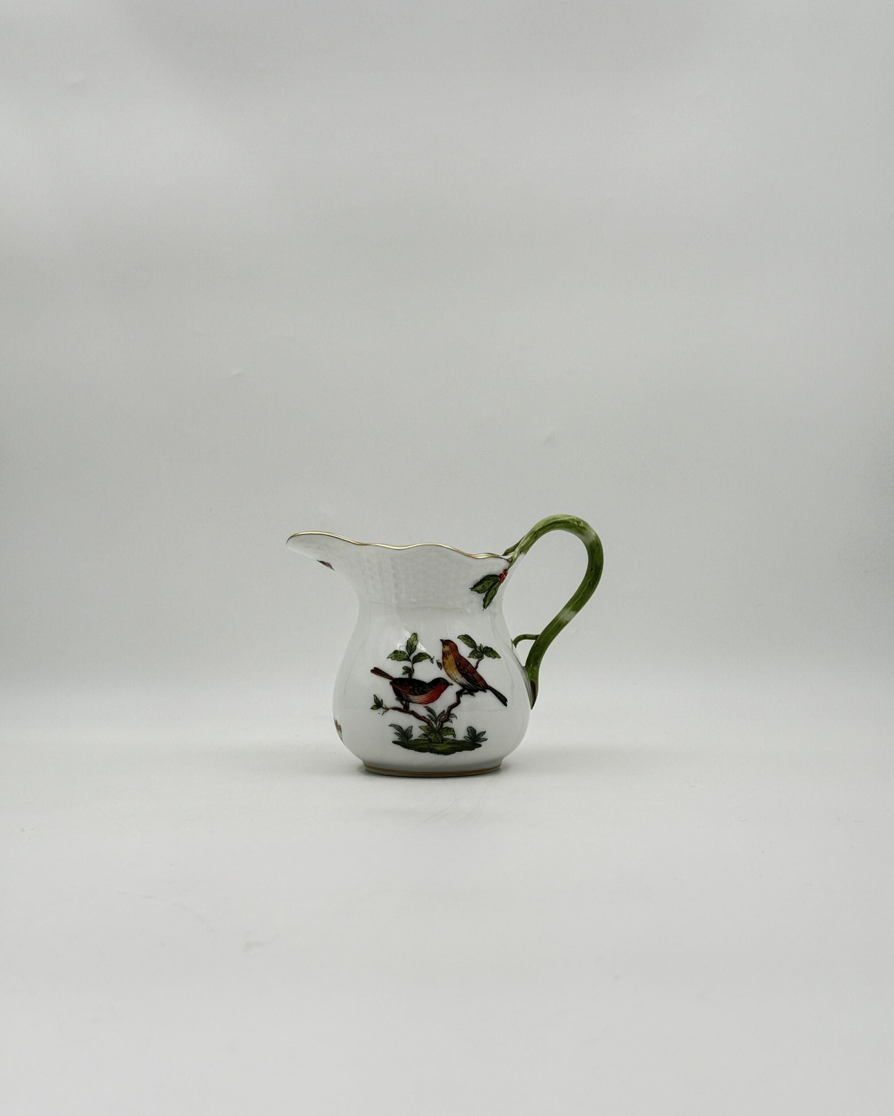 Herend “Rothschild Bird” Porcelain Creamer – Hand-Painted Hungary