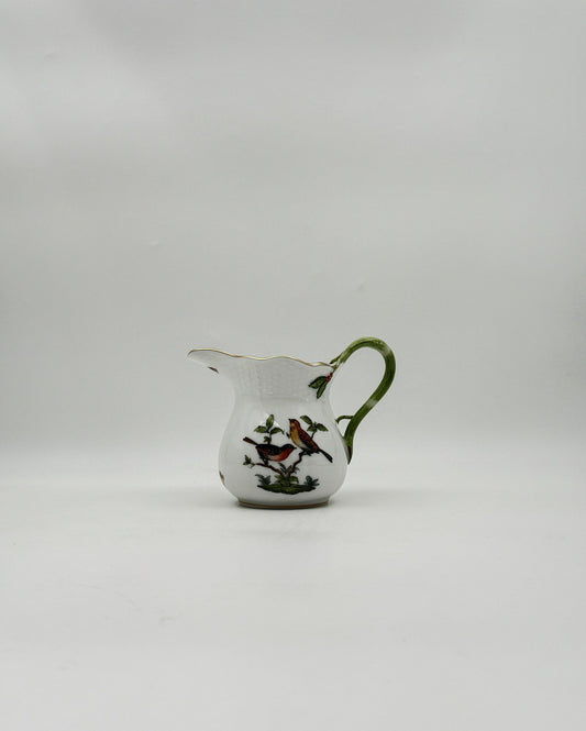 Herend “Rothschild Bird” Porcelain Creamer – Hand-Painted Hungary