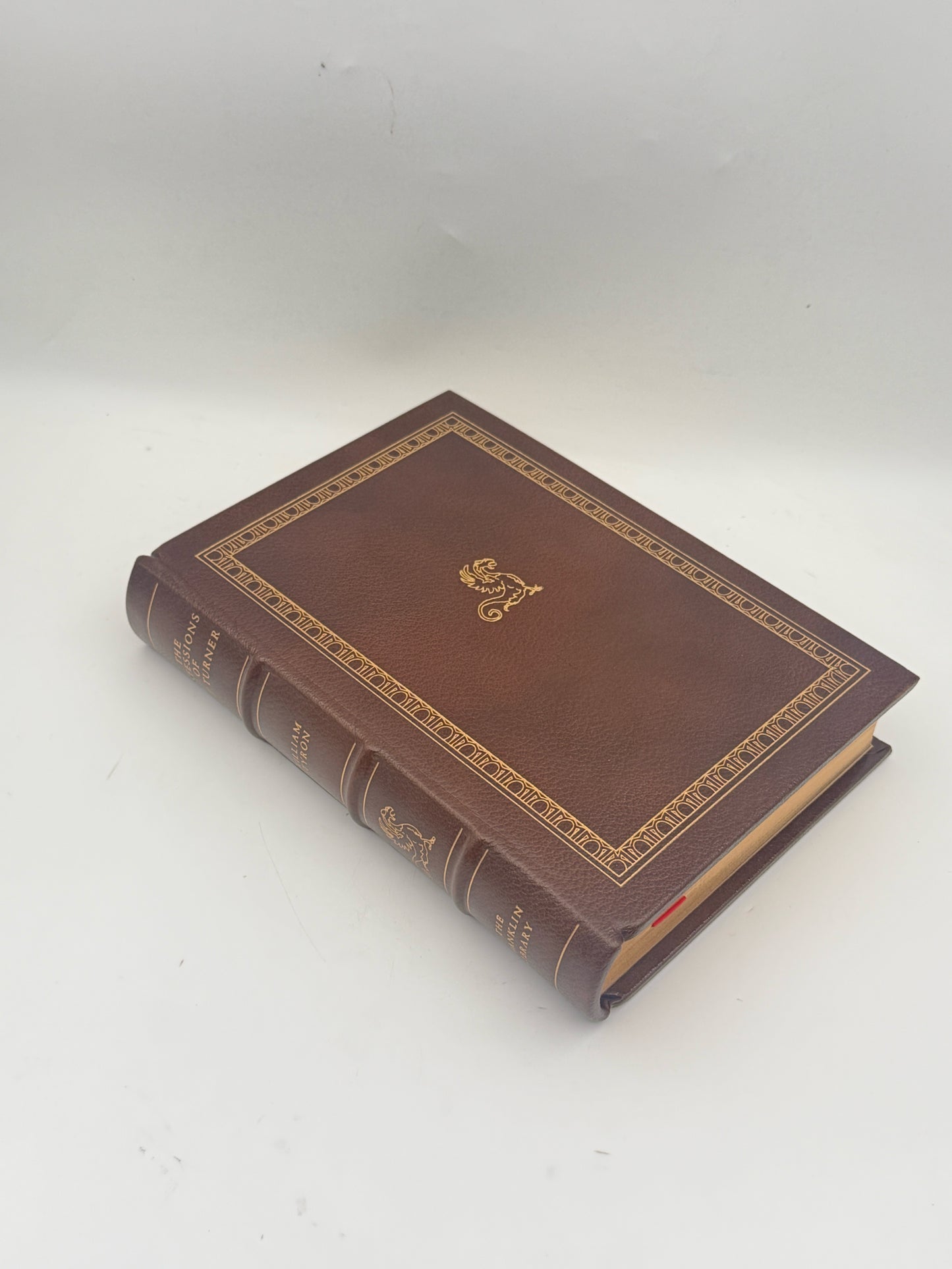 William Styron "The Confessions Of Nat Turner" Hardcover Book- Franklin Edition