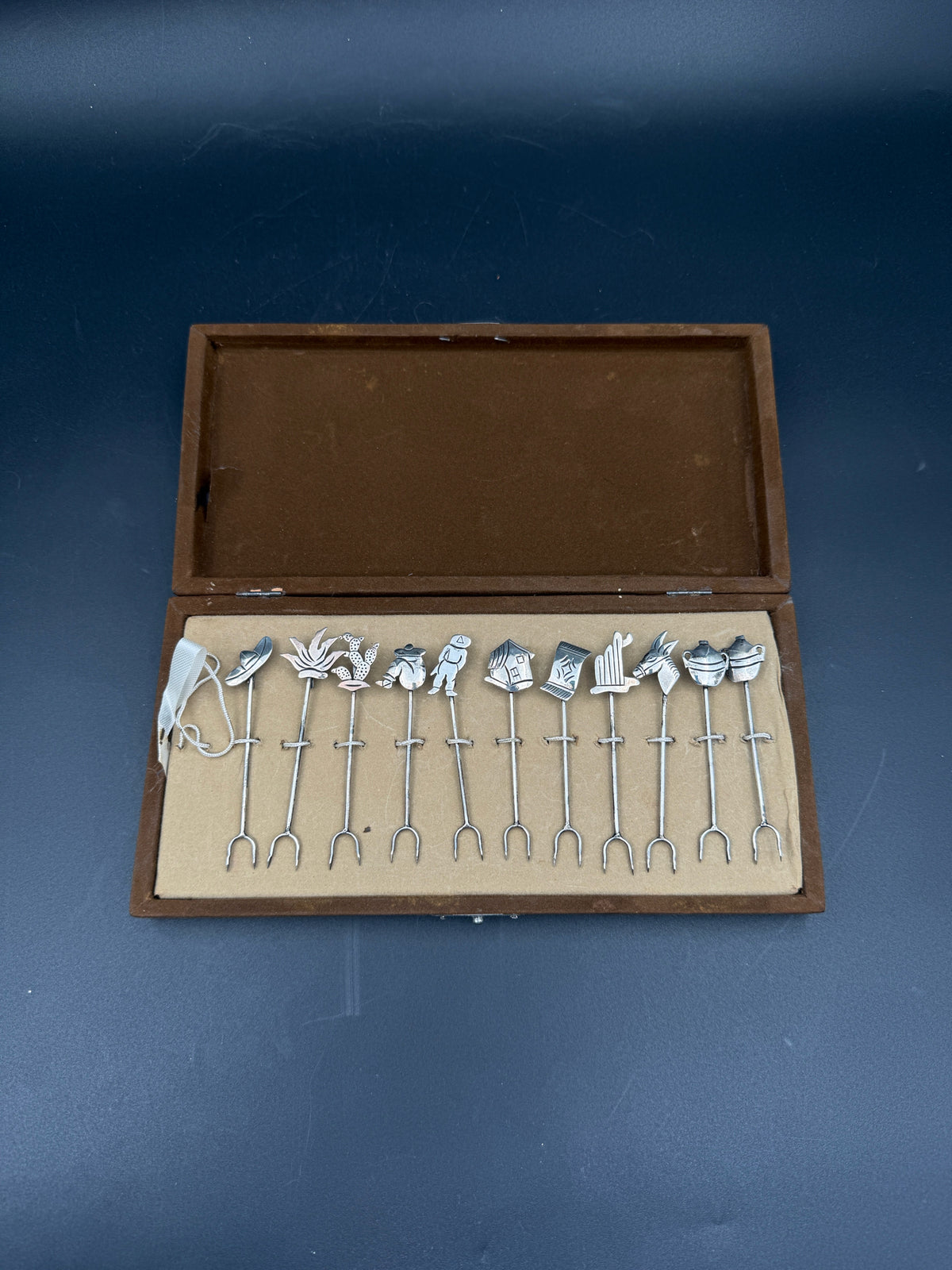 Tasco Sterling Silver Mexican Cocktail Picks