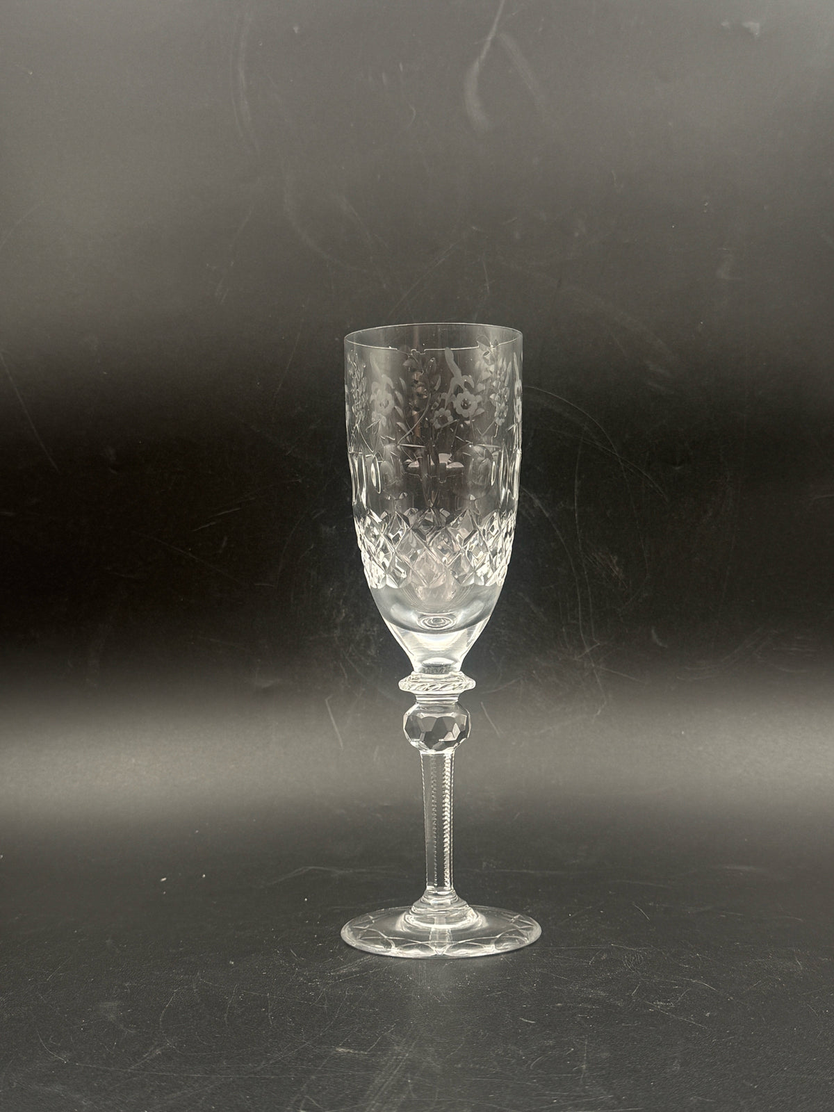 Rogaska Gallia Champagne Flutes- Set Of 8