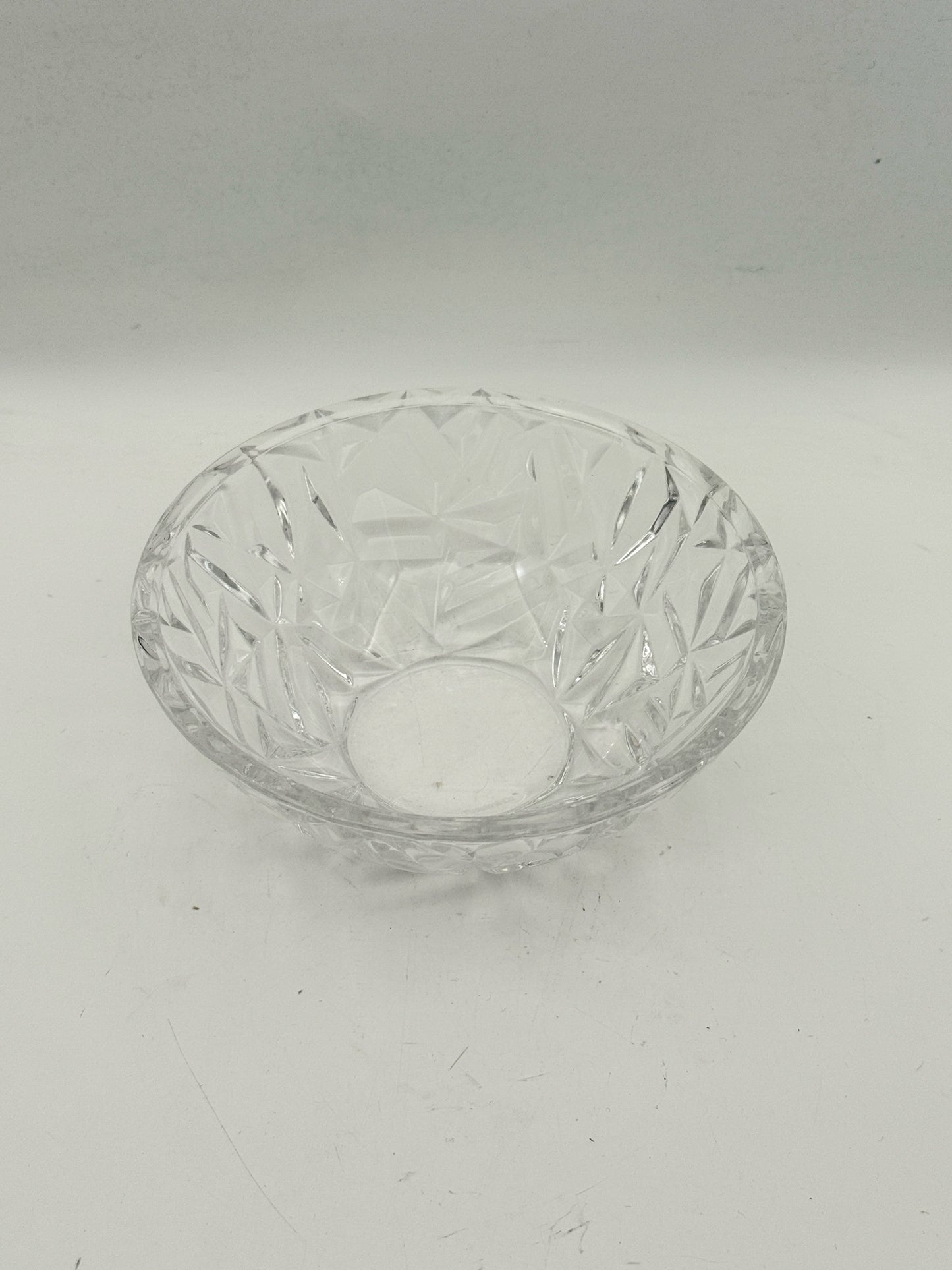 Tiffany & Co Rock Cut Crystal Bowl