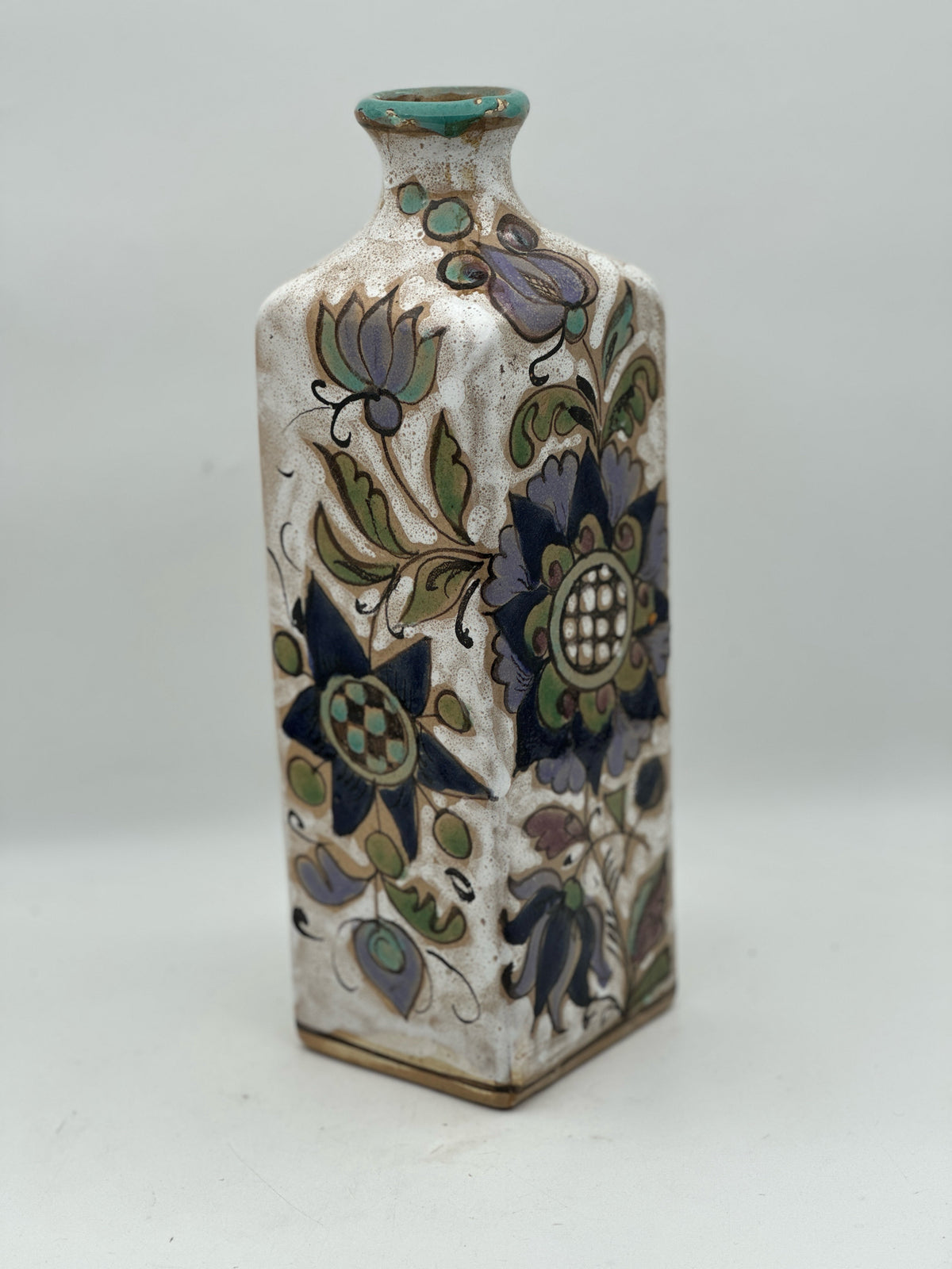 Italian Handpainted Ceramic Vase