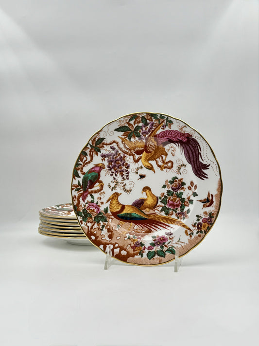 Royal Crown Derby “Old Avesbury” Salad Plates – Set of 8 Vintage
