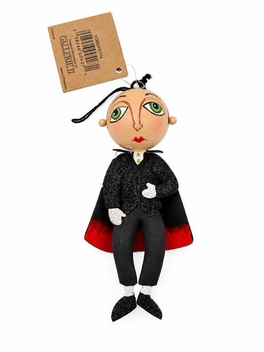 Joe Spencer Tin Vampire Ornament