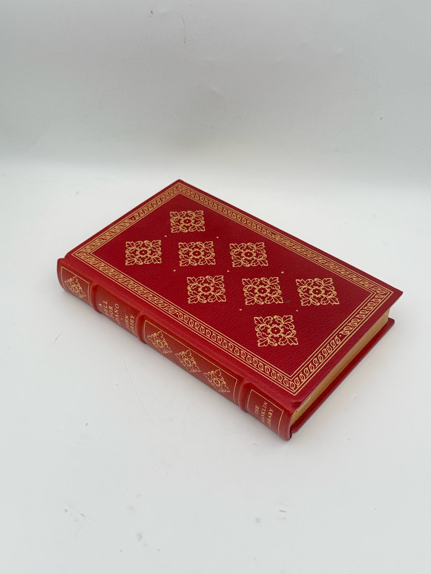 John Hersey "A Bell For Adano" Hardcover Book- Franklin Edition