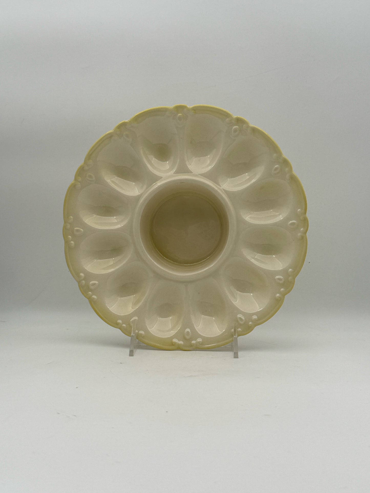 Vintage Deviled Eggs Serving Platter