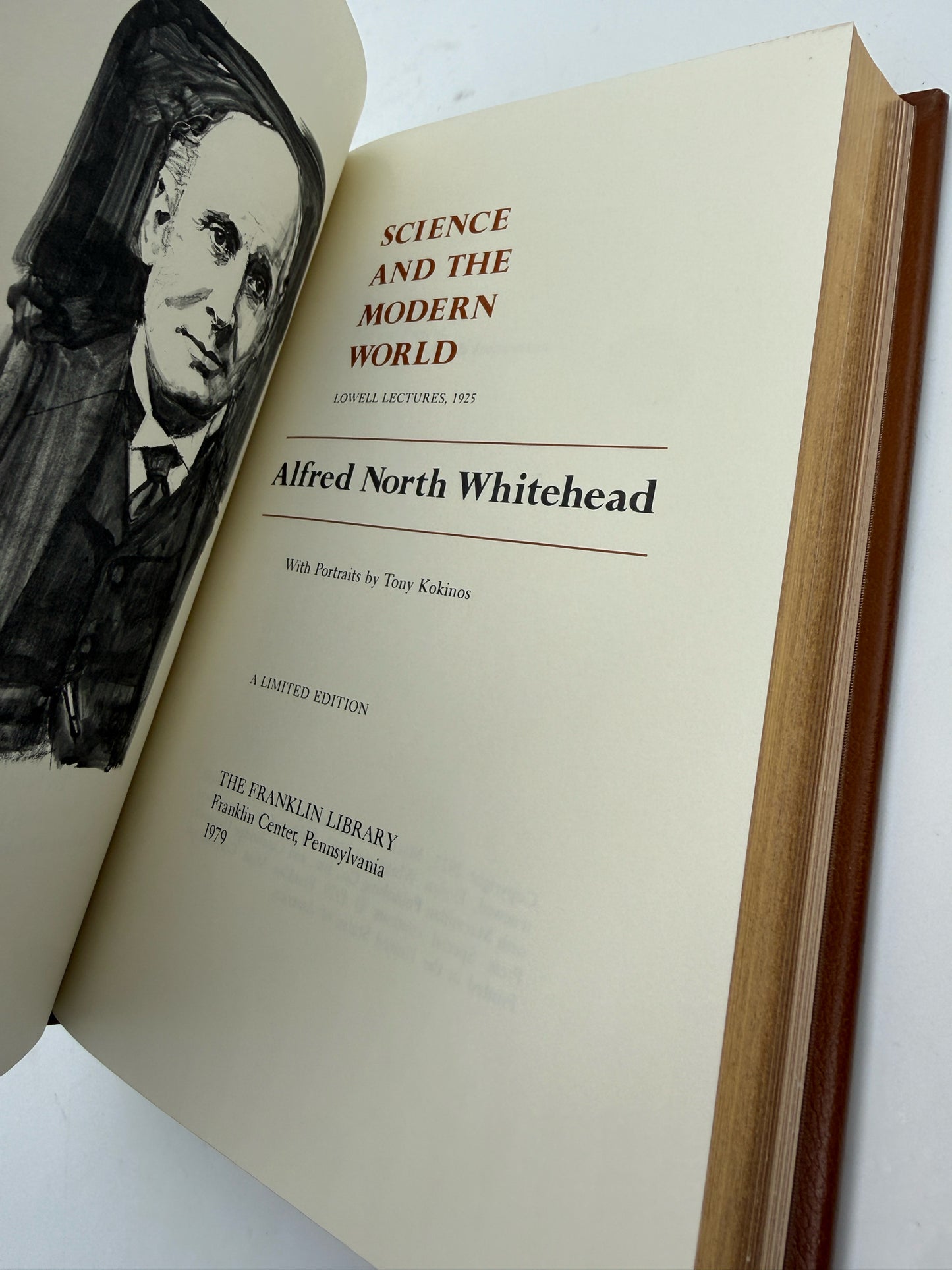 Alfred Whitehead "Science And The Natural World" Hardcover Book- Franklin