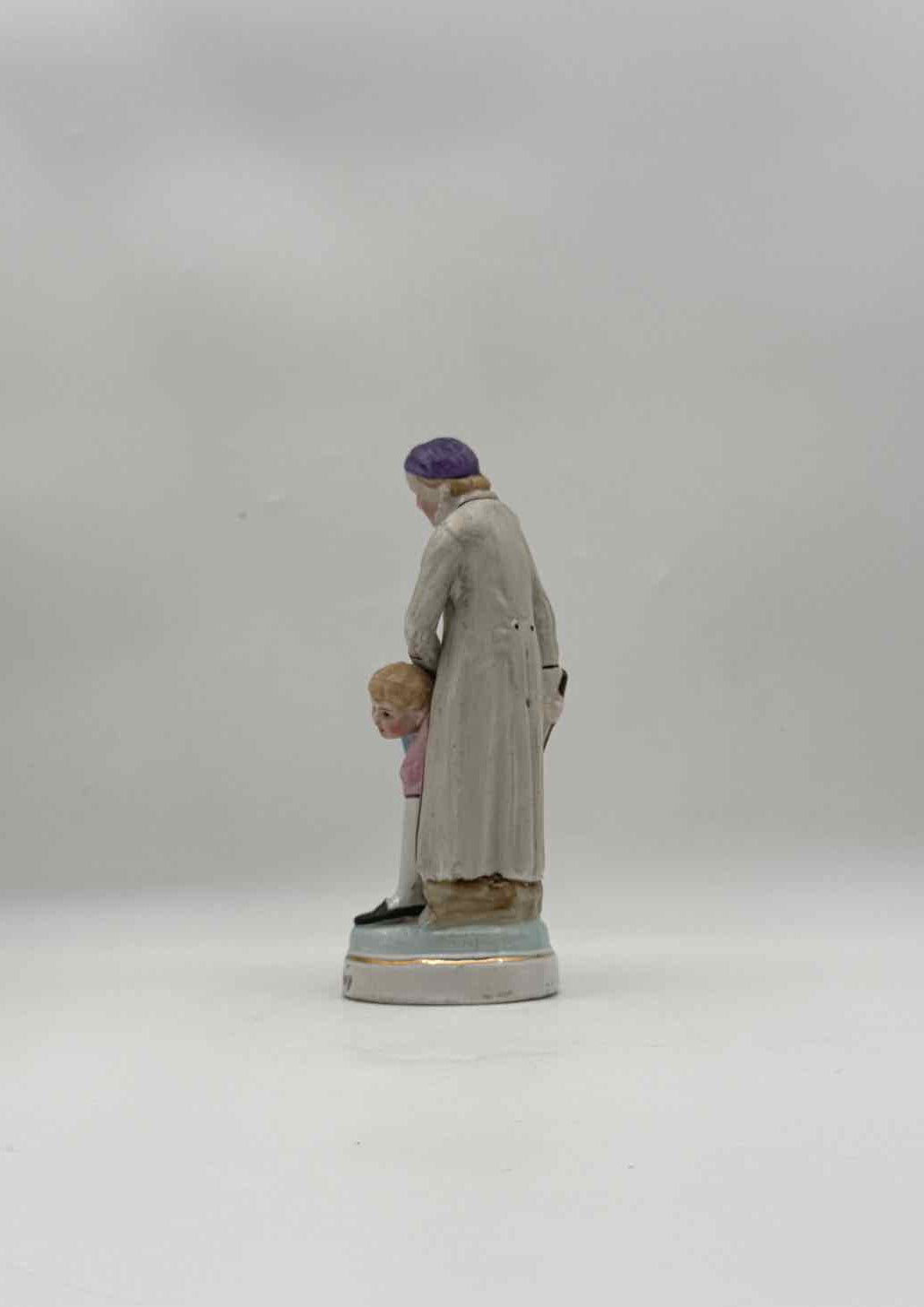 Antique Elbogen Bisque Figurines Naughty Boy Dirty Girl Pair Decor Art