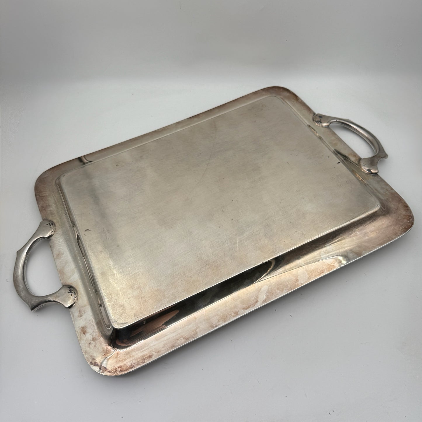 Silverplate Tray With Handles