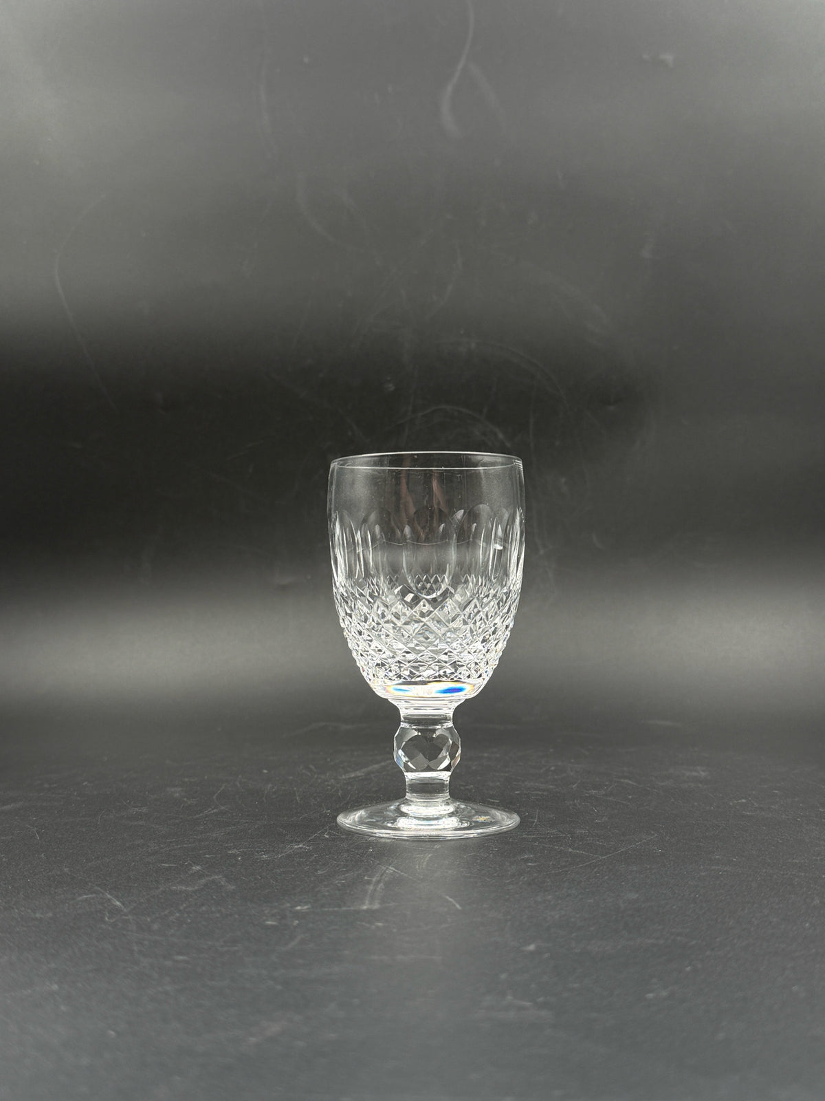 Waterford Colleen Short Stem Crystal Wine Glasses- Set Of 6