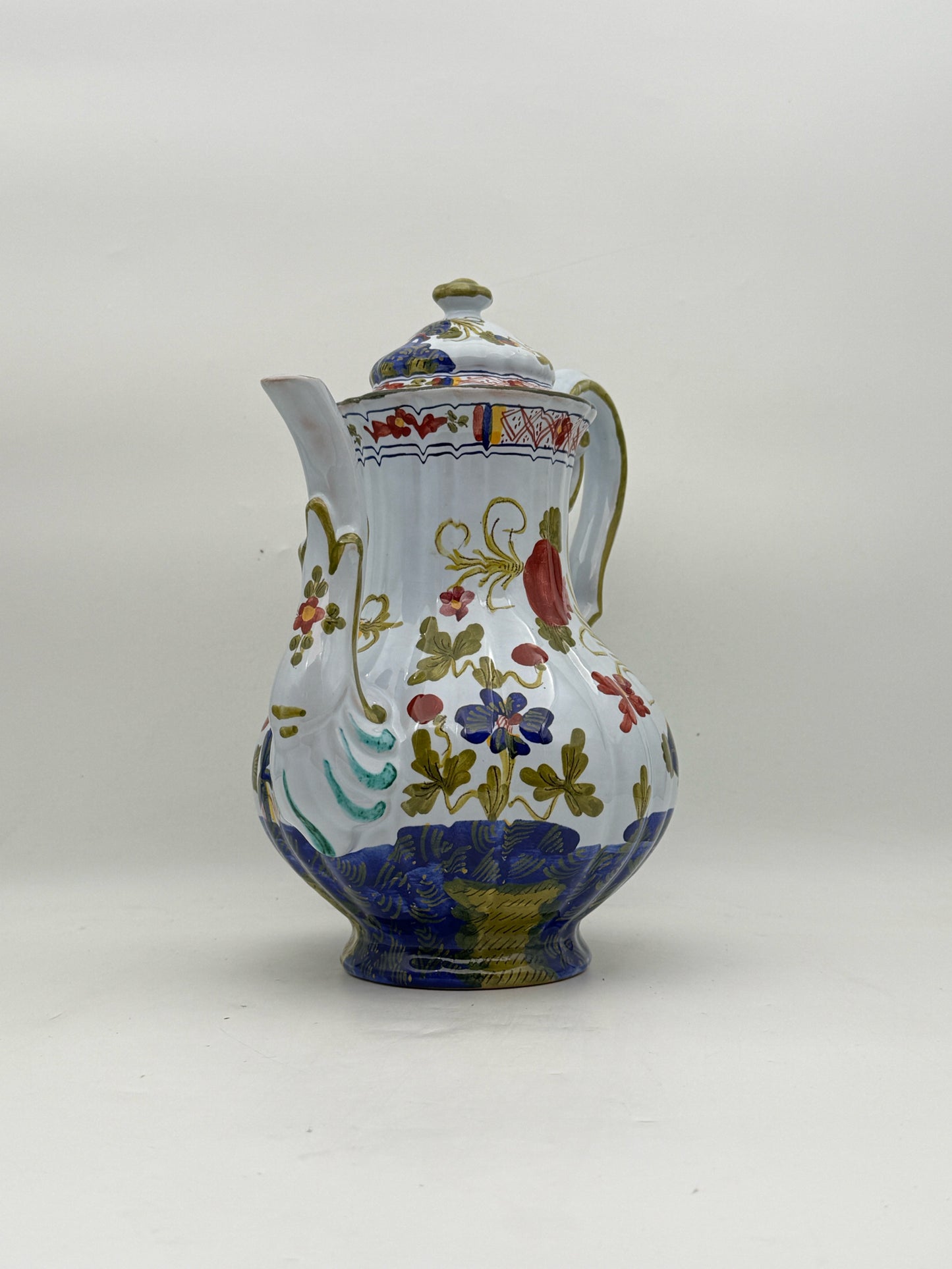 Sigma Blue Carnation Coffee Pot