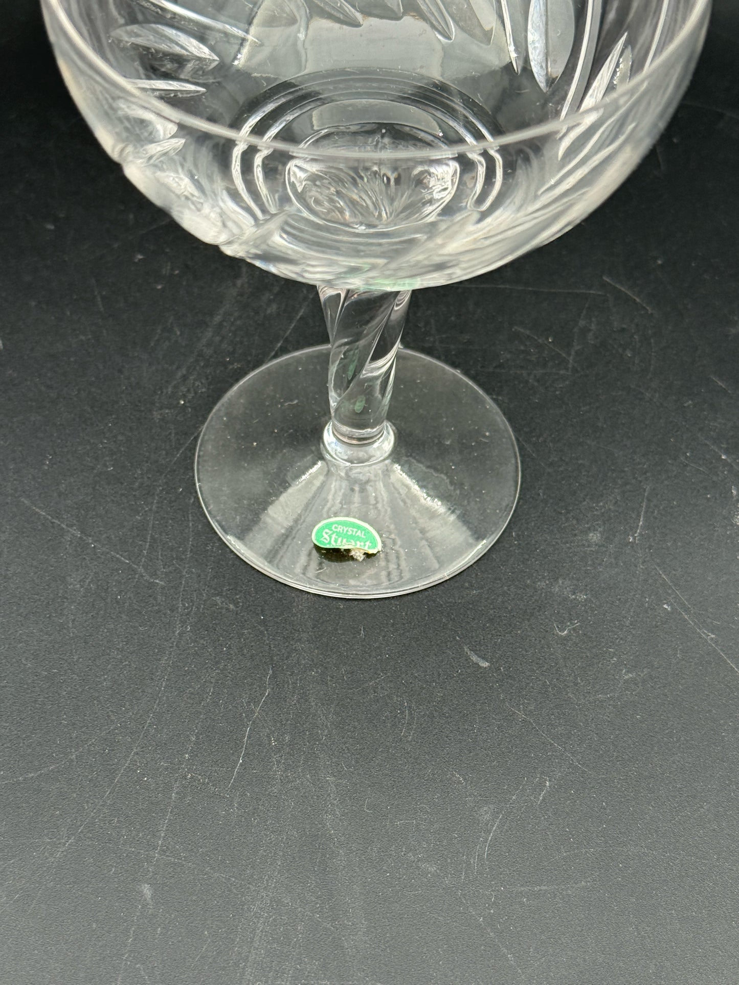 Stuart Coupe/Tall Sherbet Glasses "Lyric"  Pattern- Set Of 6