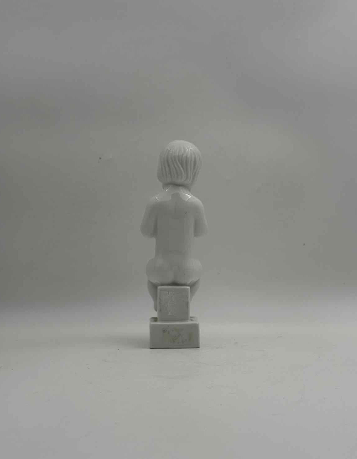 Royal Copenhagen Porcelain Baby with Apple Figurine Denmark Decor