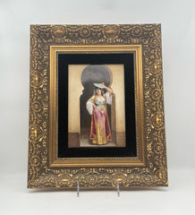 KPM Berlin Framed Porcelain Plaque 