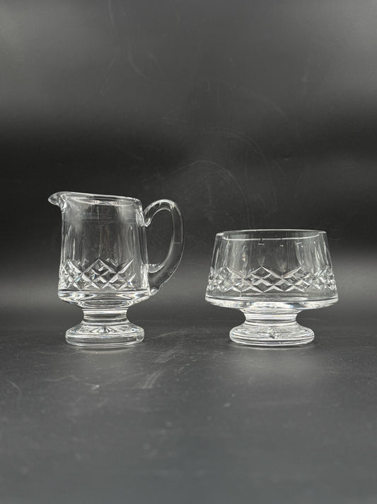 Waterford Lismore Creamer And Sugar