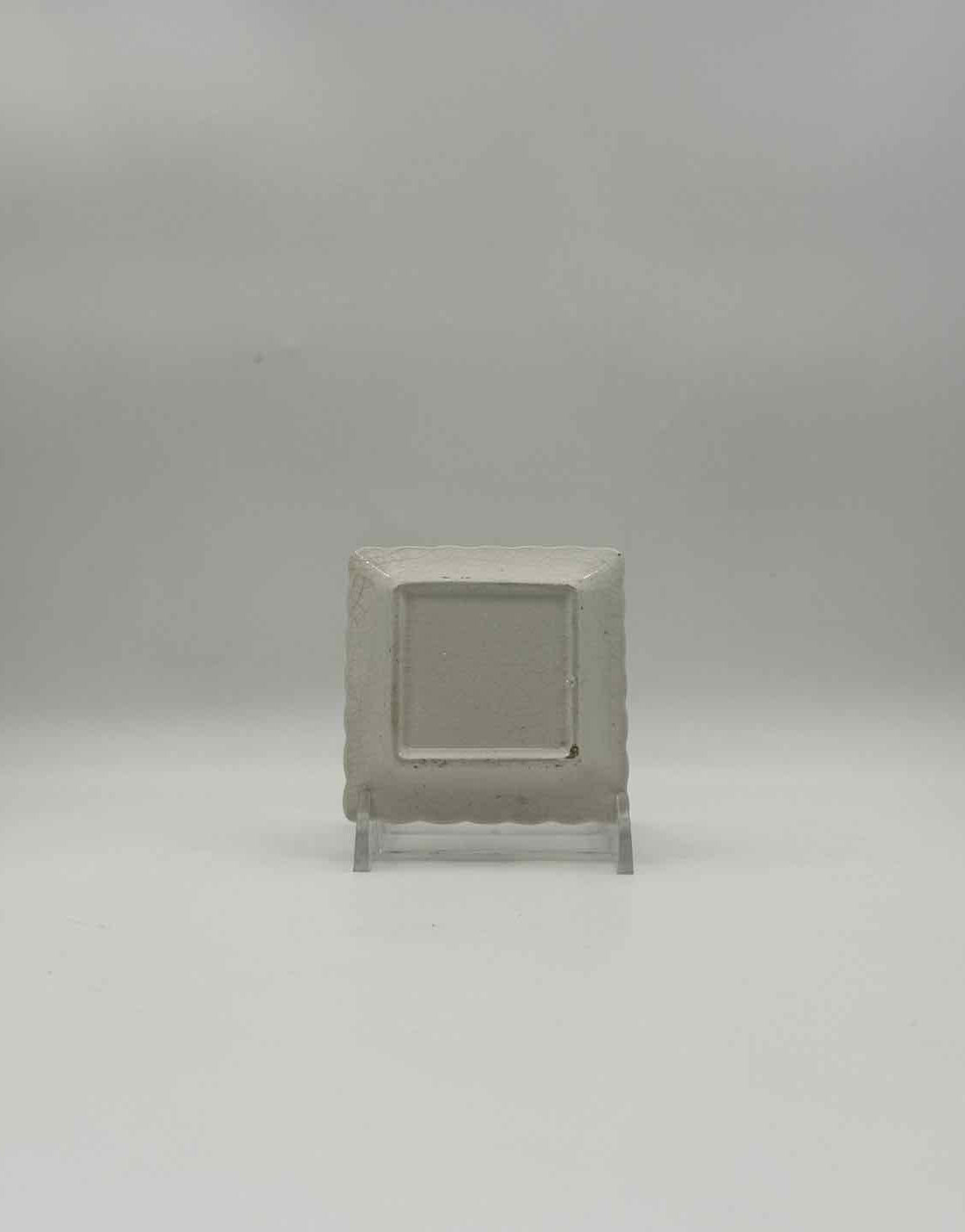 Vintage Pink Floral Butter Pat Dish – Square Porcelain Plate