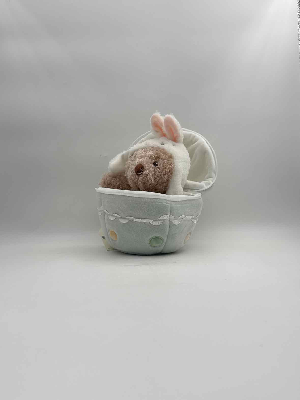 Elegant Baby Plush Easter Bunny Bear In Egg