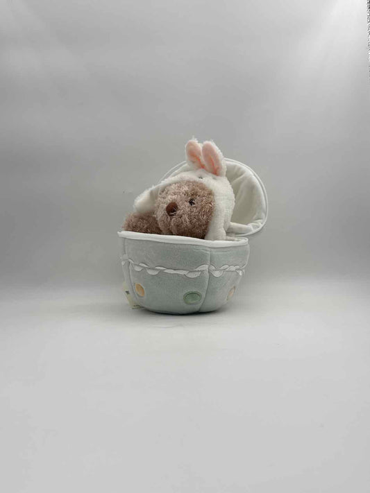 Elegant Baby Plush Easter Bunny Bear In Egg